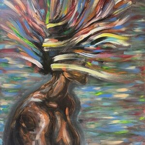 “Dream #1” by Lilybeth Acrylic on canvas 30”x40”